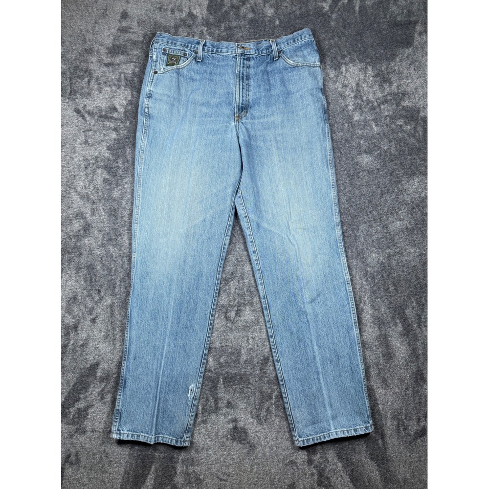 Cinch Jeans Green Label Mens 38x34 Light Wash Denim Straight Leg Casual - Picture 1 of 9
